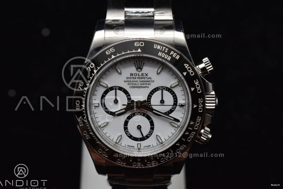 Factory VS In Daytona Steel Movement 126500 1:1 SL4801 904L Rolex SBF Dial White 0116